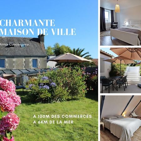 Charmante Maison De Ville A 6 Km De La Mer Lanmeur Exterior photo